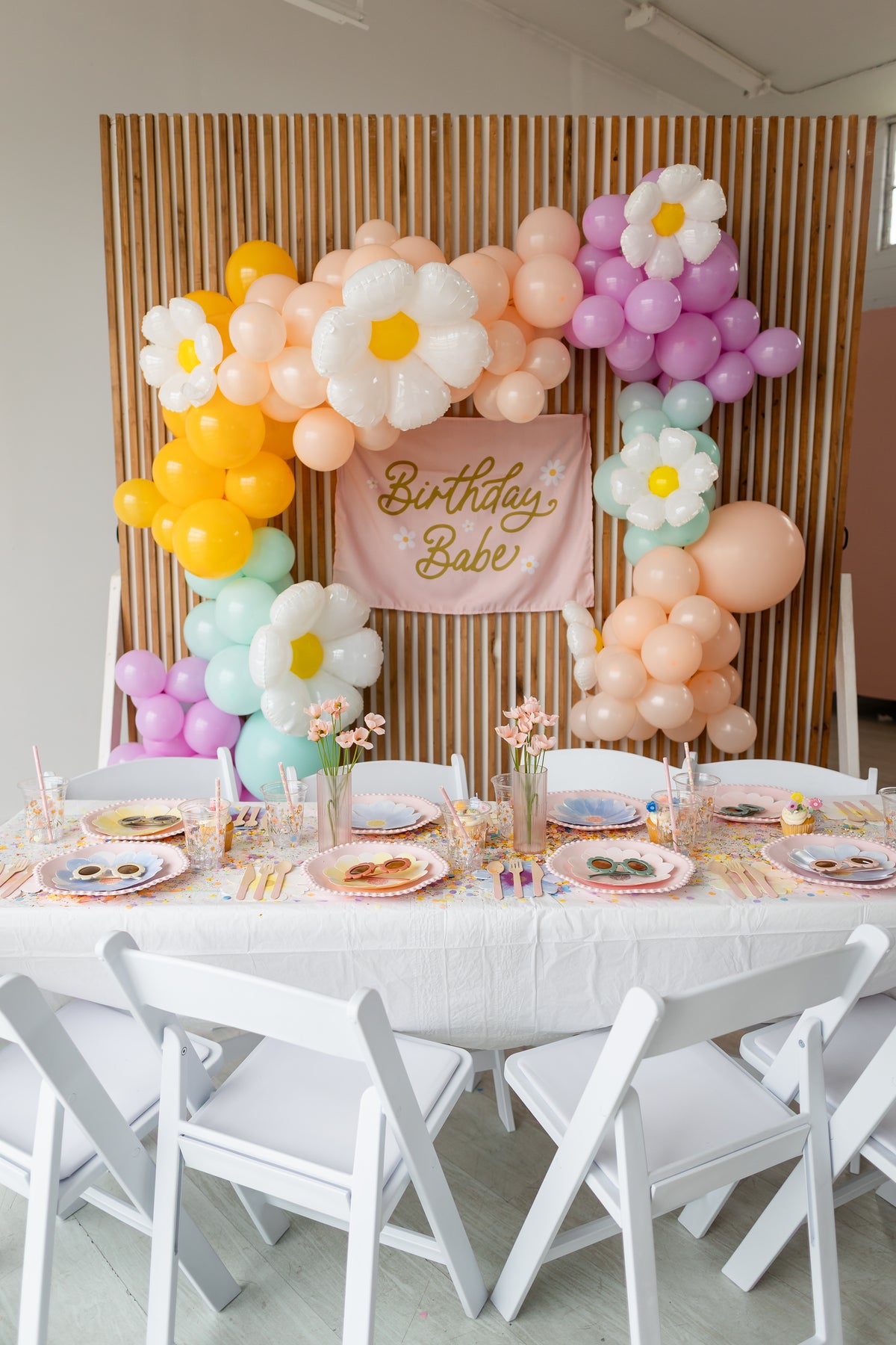 Retro Daisy Party Kit